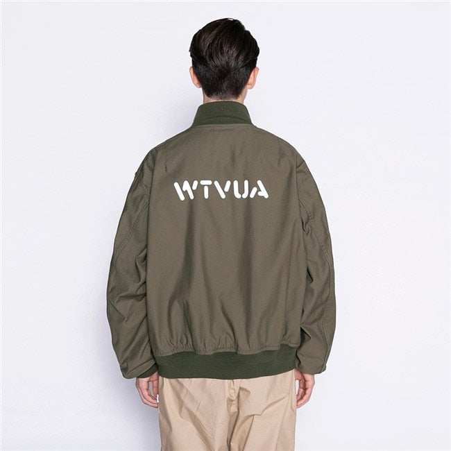 WTAPS style outillage veste rétro lavage style militaire ample