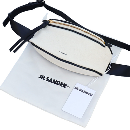 JIL SANDER Toile Poche Niche Conception Marque Sac Sexless Littérature Navette Poitrine Sacs Or Zipper Casual Bandoulière Sac À Main