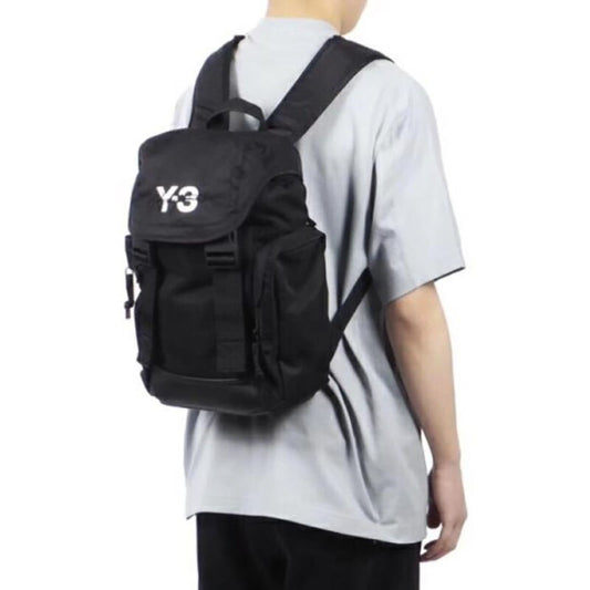 YOHJI YAMAMOTO Logo Signature Multi Grid Backpack Sacs à dos