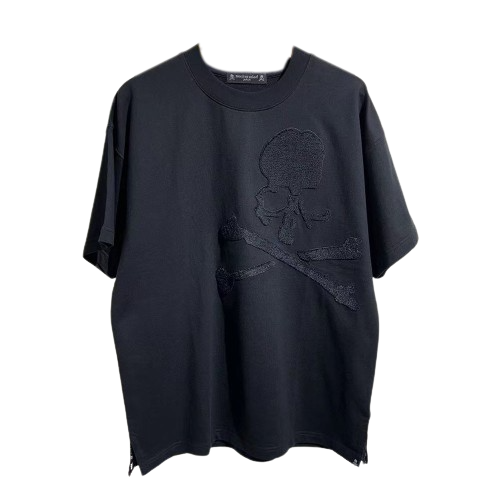 MASTERMIND Oversized Cotton T-shirt Men Women Casual Streetwear Skull Embroidery T-shirt