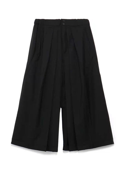 YOHJI YAMAMOTO Pantalon Kendo style japonais Culottes pantalons Owens unisexe