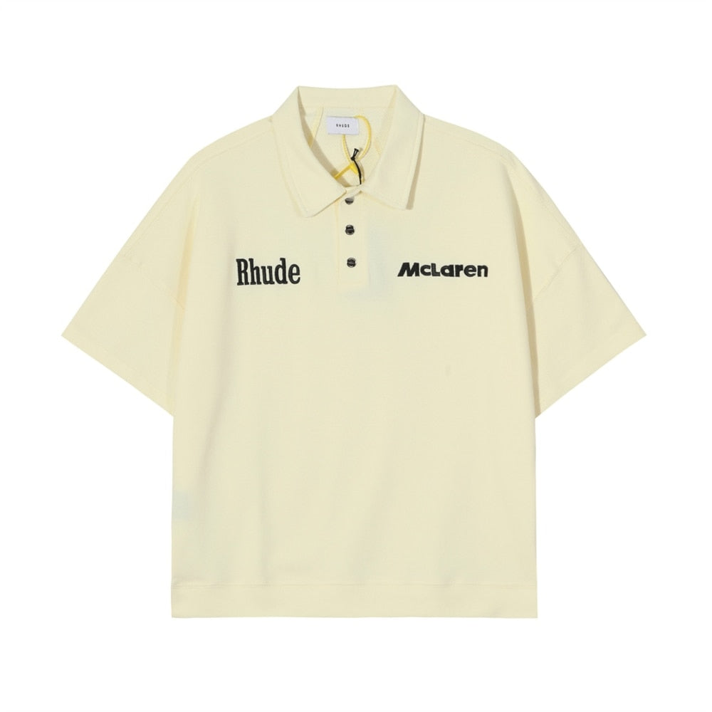 RHUDE MCLAREN broderie lettre