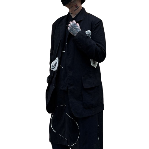 YOHJI YAMAMOTO japon style coréen surdimensionnés