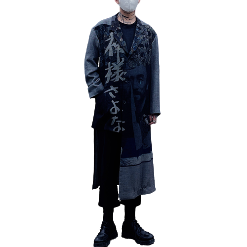 YOHJI YAMAMOTO Japon Style coréen manteau coupe-vent surdimensionnés