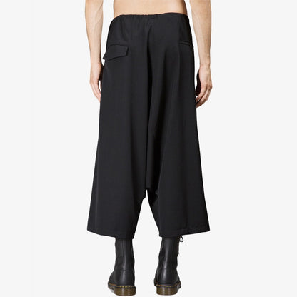 YOHJI YAMAMOTO – culotte pour unisexe avec impression de vent sombre, peinte à la main