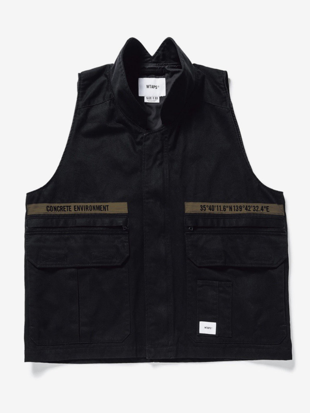 WTAPS gilet tactique salopette multi-poches