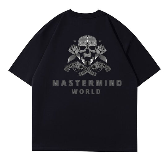 MASTERMIND JAPAN t-shirt double Lance Rose Crâne Croix