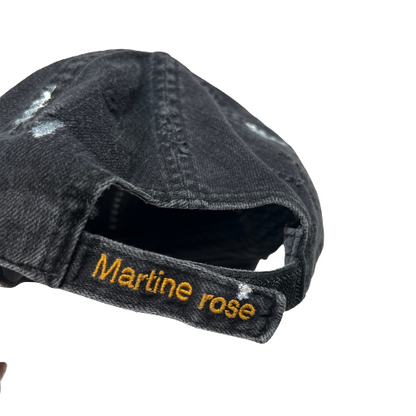 MARTINE ROSE drake vieux lavage trou brodé Casual