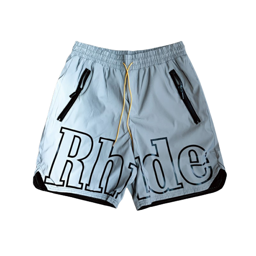 RHUDE Short à logo imprimé homme