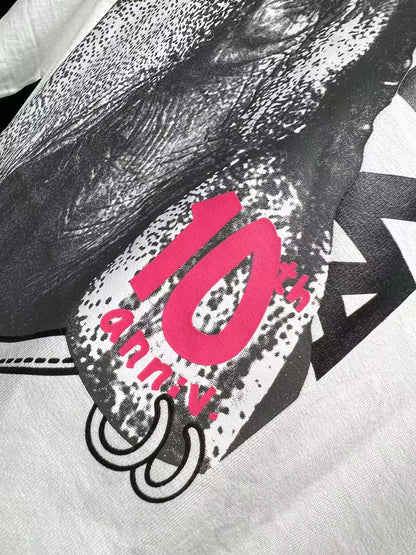 KOLOR surdimensionné de qualité supérieure T-shirt graphique décontracté Streetwear