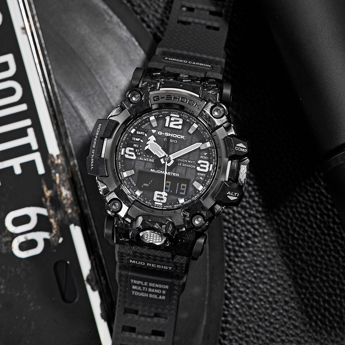 CASIO G shock MASTER OF G - LAND MUDMASTER montre de sport étanche saphir antimagnétique et antichoc à énergie solaire