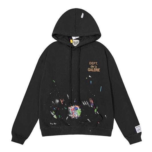 GALLERY DEPT logo hoodie paint