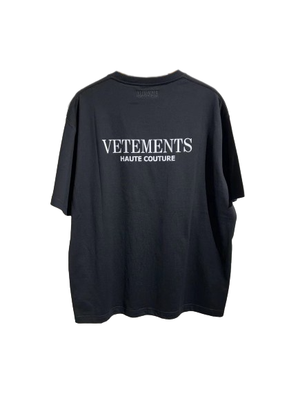 VETEMENTS T-shirt 'Fashion Is My Profession' noir