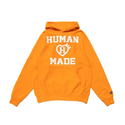 HUMAN MADE HOODIE Coeur Lettre Logo Impression Sweat À Capuche Pour Hommes Et Femmes