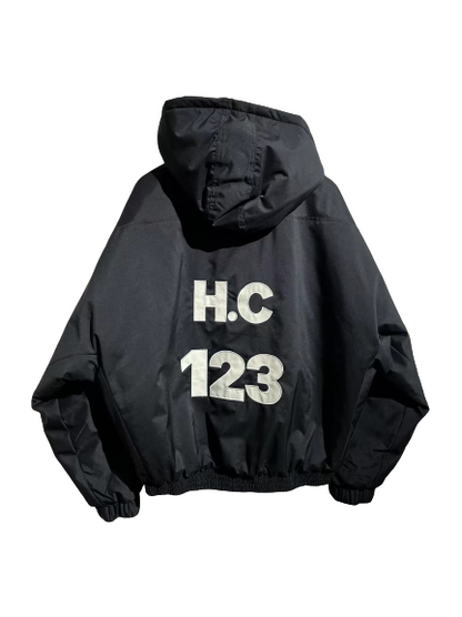 RRR123 - FASTER PARKA Fashion Warm Letter Logo Imprimer rembourrés