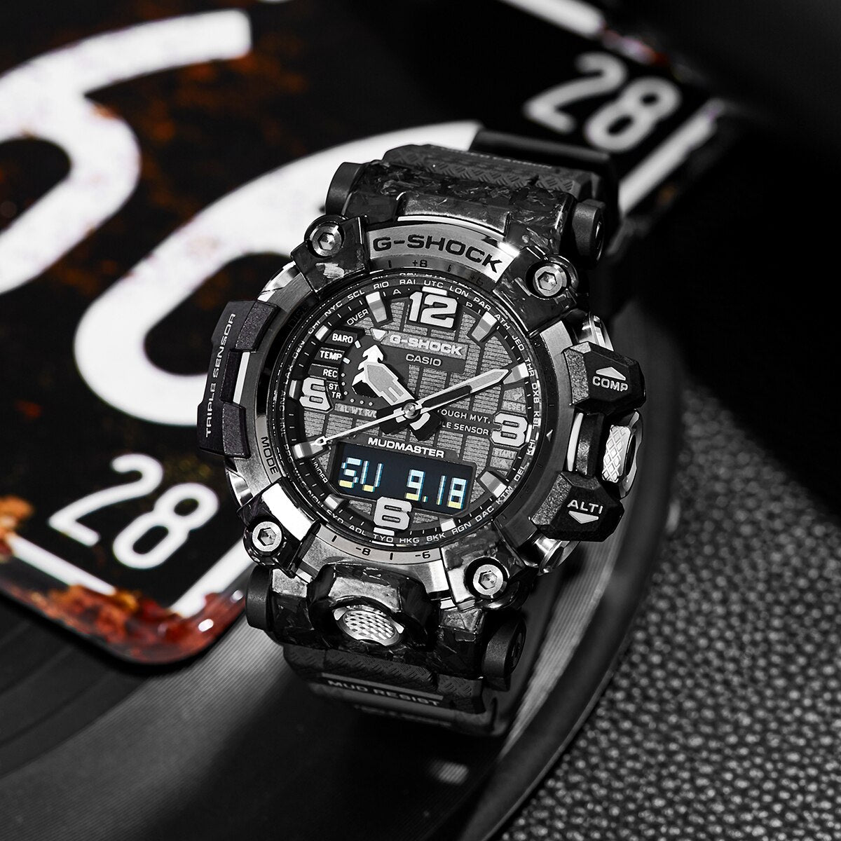 CASIO G shock MASTER OF G - LAND MUDMASTER montre de sport étanche saphir antimagnétique et antichoc à énergie solaire