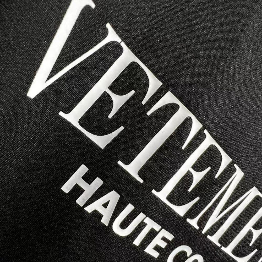 VETEMENTS T-shirt 'Fashion Is My Profession' noir