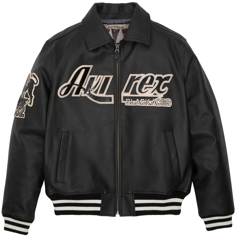 AVIREX BLACK ACES A-2 JACKET