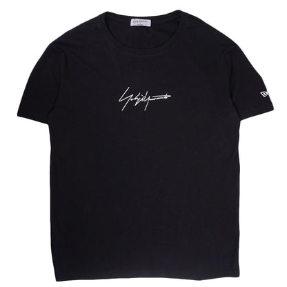 YOHJI YAMAMOTO fil d'argent broderie autographe Baggy col rond