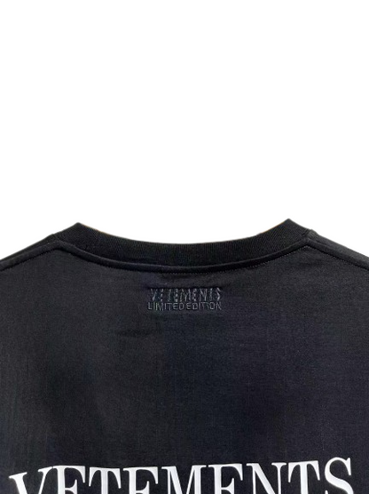 VETEMENTS T-shirt 'Fashion Is My Profession' noir